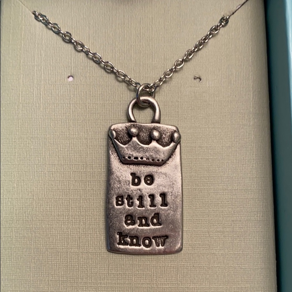 Lisa Leonard be still and know necklace